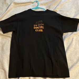 Anti Social Social Club Flame Tee. Size medium. Lightly used.